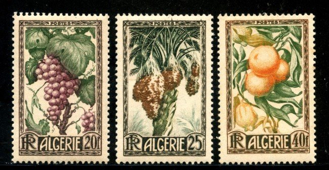 1950 - ALGERIA - PRODOTTI ALGERINI 3v.  - NUOVI - LOTTO/29960