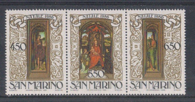1986 - LOTTO/8072 - SAN MARINO - NATALE - NUOVI