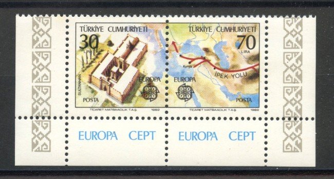 1982 - TURCHIA - LOTTO/41434 - EUROPA 2v. - NUOVI