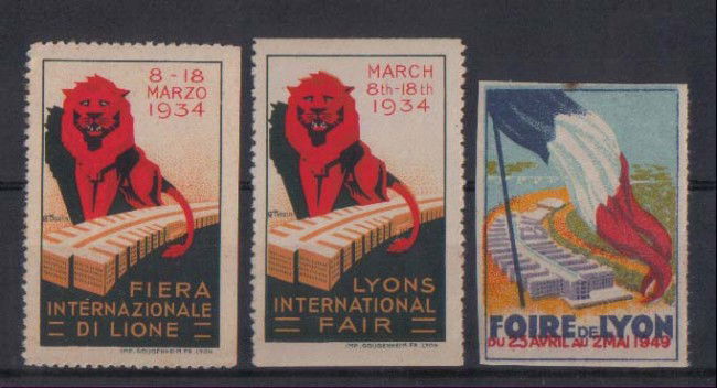FRANCIA - 1949 - LOTTO/1736 - FIERA DI LIONE