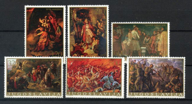 1976 - JUGOSLAVIA - ANTICHI DIPINTI 6v. - NUOVI - LOTTO/35650