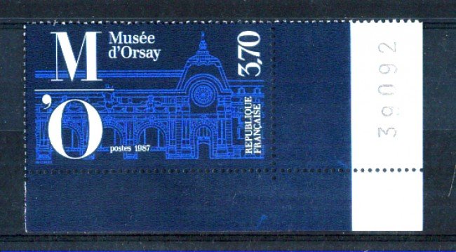 1986 - LOTTO/FRA2448N - FRANCIA - 3,70 Fr. MUSEO D'ORSAY - NUOVO