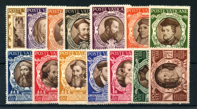 1946 - LOTTO/22030 - VATICANO - CONCILIO DI TRENTO 14v. - NUOVI