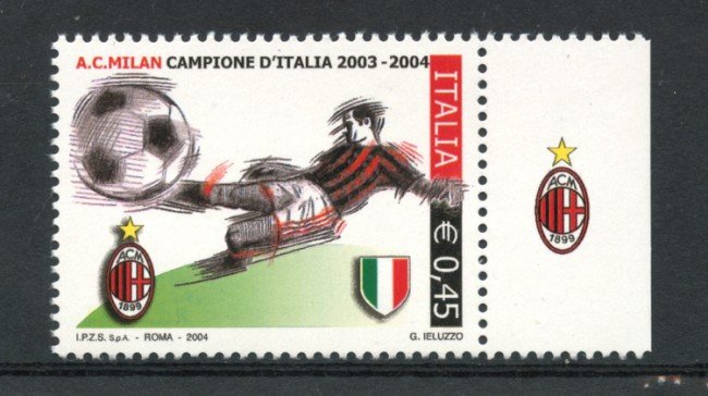 2004 - LOTTO/7466 - REPUBBLICA - MILAN CAMPIONE - NUOVO