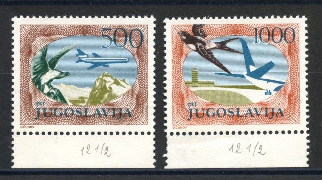 1985 - JUGOSLAVIA - POSTA AEREA 2v. - NUOVI - LOTTO/38380