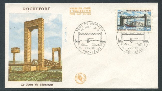 1968 - FRANCIA - PONTE DI MARTROU - BUSTA FDC - LOTTO/26609