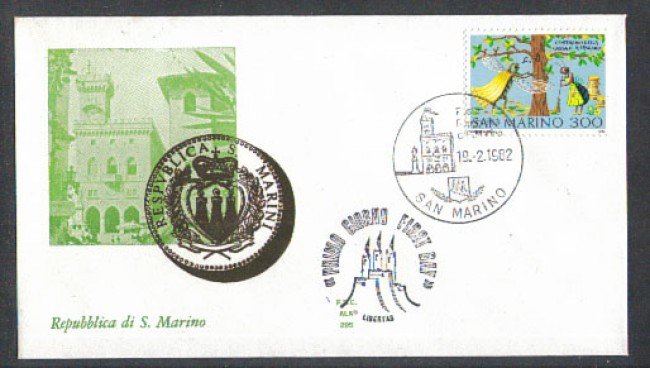 1982 - LOTTO/8022Z - SAN MARINO - CASSA DI RISPARMIO - FDC