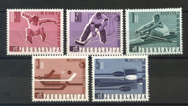 1966 - JUGOSLAVIA - SPORT  5 v. - NUOVI - LOTTO/34029