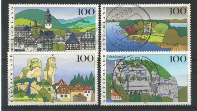 1995 - LOTTO/12540 - GERMANIA -  VEDUTE 4v. - USATI