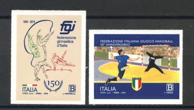 2019 - REPUBBLICA - SPORT 2v. - NUOVI - LOTTO/37131