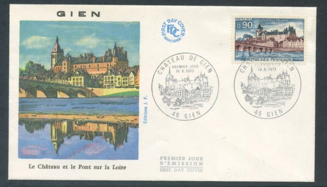 1973 - FRANCIA - CASTELLO DI GIEN - BUSTA FDC - LOTTO/26495