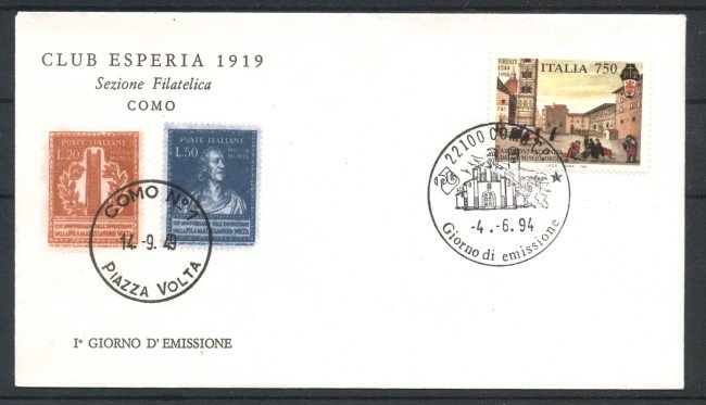 1994 - REPUBBLICA - LOTTO/38984 - ARCICONFRATERNITA - BUSTA FDC
