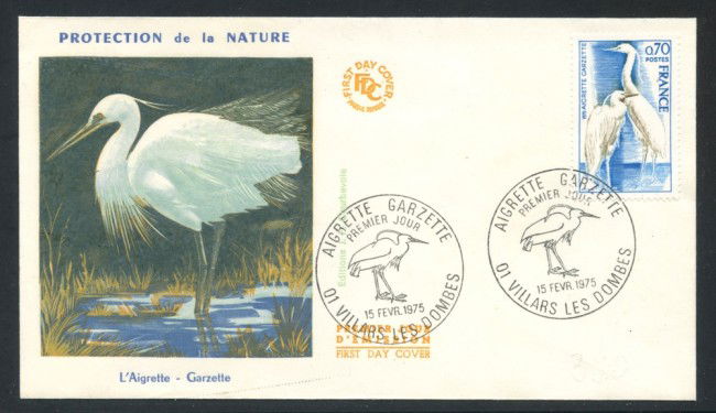 1975 - FRANCIA - GARZETTE - BUSTA FDC - LOTTO/25849