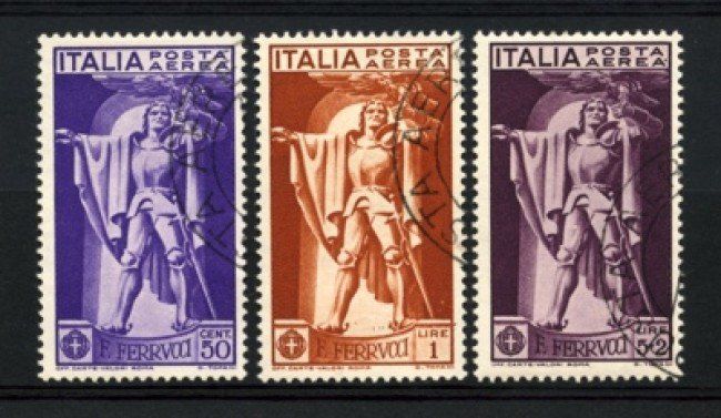 1930 - LOTTO/11493 - REGNO - FRANCESCO FERRUCCI POSTA AEREA 3v. - USATI