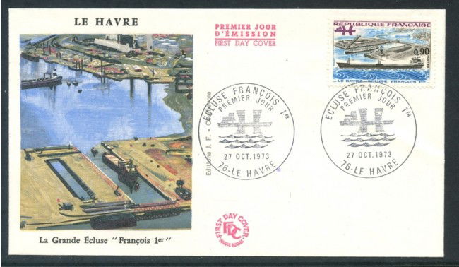 1973 - FRANCIA - CHIUSA FRANCESCO I° - BUSTA FDC - LOTTO/26497