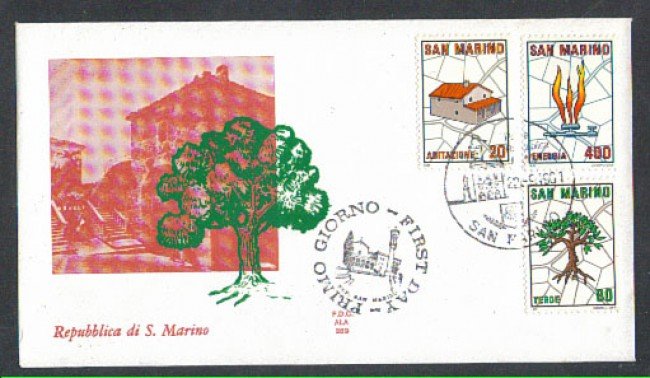 1981 - LOTTO/8018Z - SAN MARINO - PIANO REGOLATORE - FDC