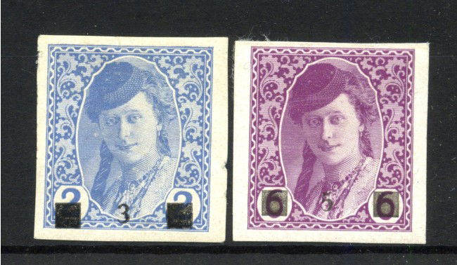 1918 - STATO S.H.S. - LOTTO/42789 - FRANCOBOLLI DI BOSNIA SOPRASTAMPATI 2v. - LING.