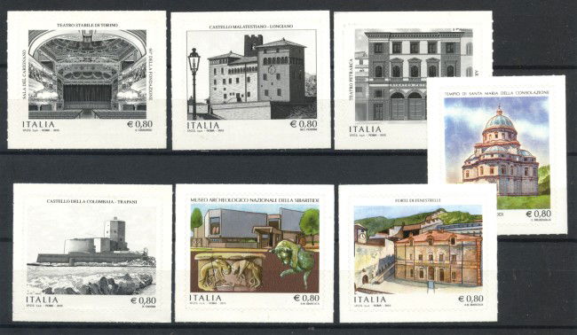 2015 - REPUBBLICA - PATRIMONIO ITALIANO 7v. - NUOVI - LOTTO/36895
