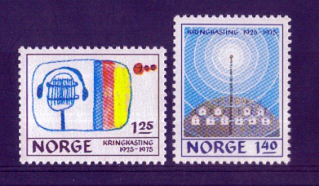 1975 - LOTTO/NORV669CPN - NORVEGIA - RADIO NORVEGESE - NUOVI