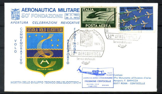 1973 - REPUBBLICA - LOTTO/42632 - 50° AERONAUTICA MILITARE  DISPACCIO AEREO
