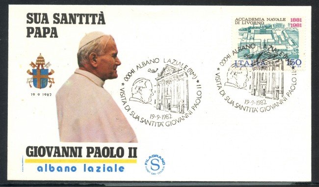 1982 - ITALIA - ALBANO LAZIALE (RM) - VISITA DI S.S. GIOVANNI PAOLO II° - LOTTO/31175