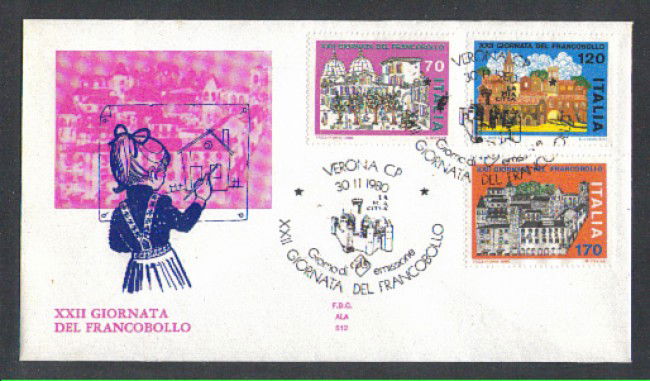 1980 - LOTTO/6732Z - REPUBBLICA - GIORNATA FRANCOBOLLO - FDC