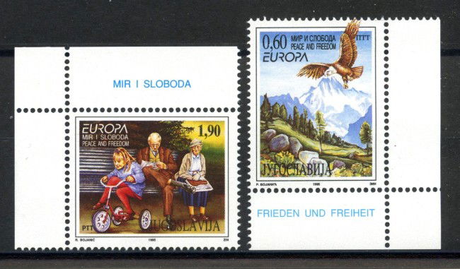 1995 - JUGOSLAVIA - LOTTO/41152 - EUROPA 2v. - NUOVI