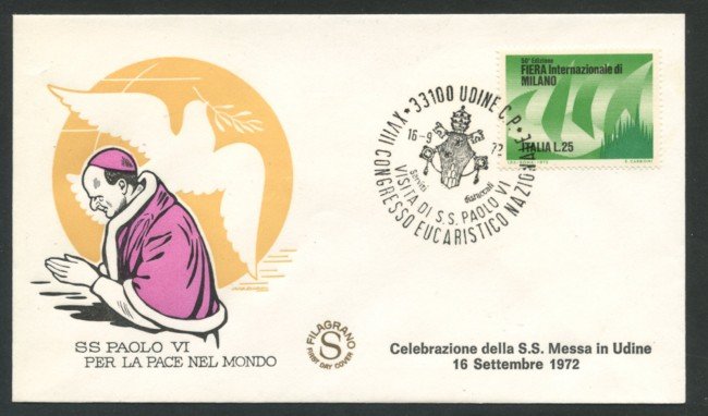 1972 - ITALIA - LOTTO/18346 - VISITA DI S.S.PAOLO VI AL CONGRESSO EUCARISTICO