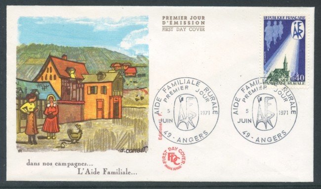 1971 - FRACIA - AIUTO FAMILIARE RURALE - BUSTA FDC - LOTTO/26543