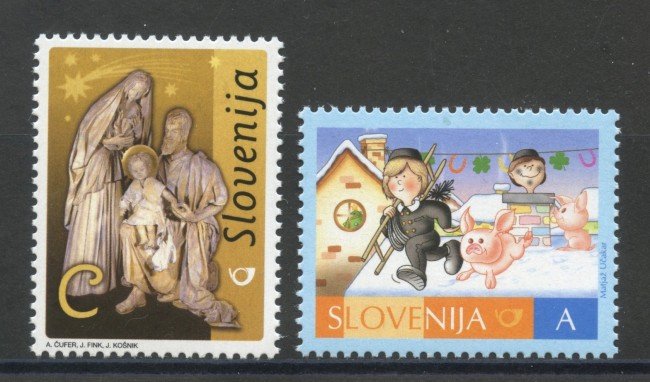 2007 - SLOVENIA - NATALE E NUOVO ANNO 2v. - NUOVI - LOTTO/34361