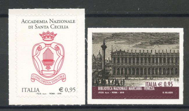 2016 - REPUBBLICA - ECCELLENZE DEL SAPERE  2v. - NUOVI - LOTTO/36974