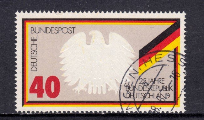 1974 - GERMANIA FEDERALE - 25° ANNIVERSARIO REPUBBLICA - USATO - LOTTO/31507C