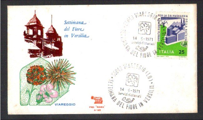 1971 - LBF/3586 - ITALIA - SETTIMANA DEL FIORE IN VERSILIA