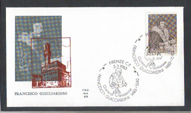 1983 - LOTTO/6782ZB - REPUBBLICA - FRANCESCO GUICCIARDINI - FDC