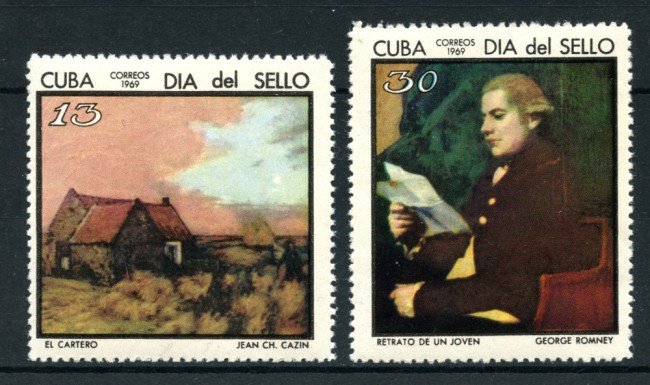 1969 - LOTTO/20249 - CUBA - GIORNATA FRANCOBOLLO 2v. NUOVI