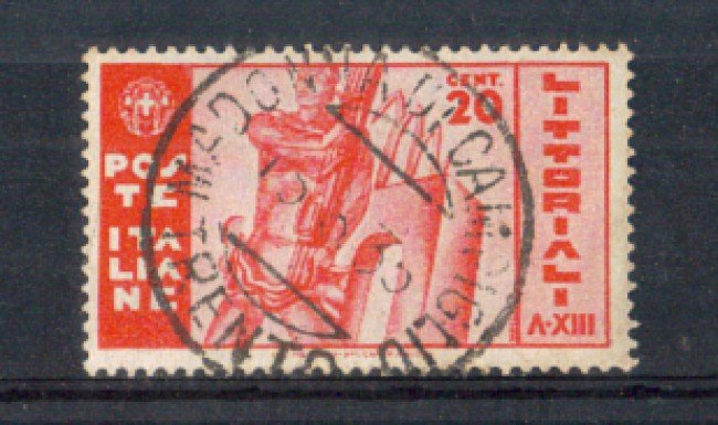 1935 - LOTTO/REG377U - REGNO - 20c. LITTORIALI - USATO