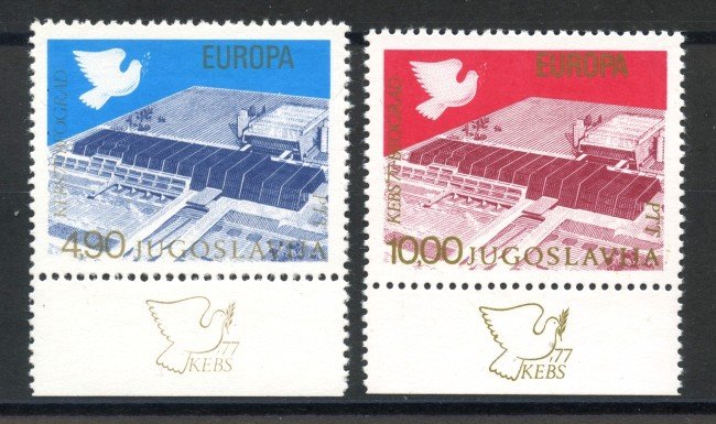 1977 - JUGOSLAVIA - LOTTO/38185 - CONFERENZA EUROPEA 2v. - NUOVI