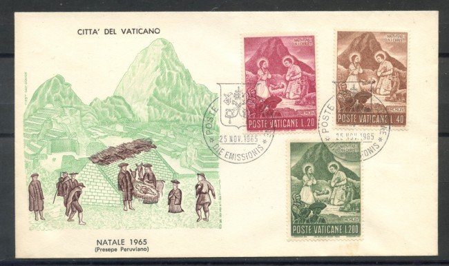 1965 - VATICANO - NATALE - BUSTA FDC  FILAGRANO - LOTTO/27655