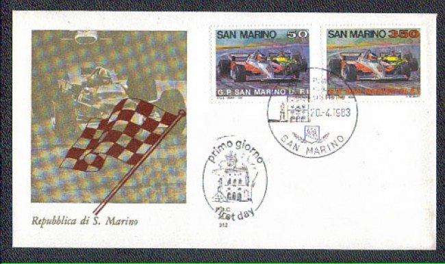 1983 - LOTTO/8037Z - SAN MARINO - GRAN PREMIO - FDC