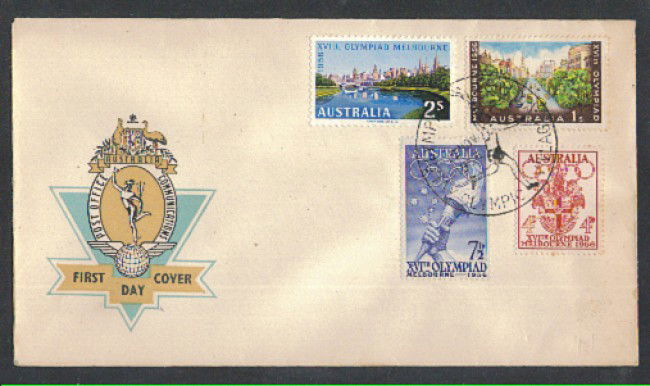 1956 - LBF/3692 - AUSTRALIA - OLIMPIADI DI MELBOURNE