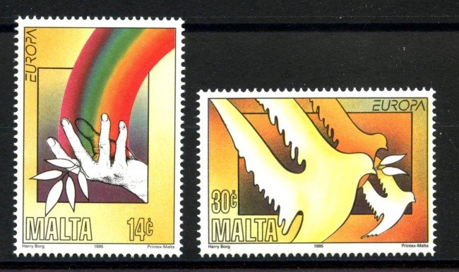 1995 - MALTA - LOTTO/41118 - EUROPA 2v. - NUOVI