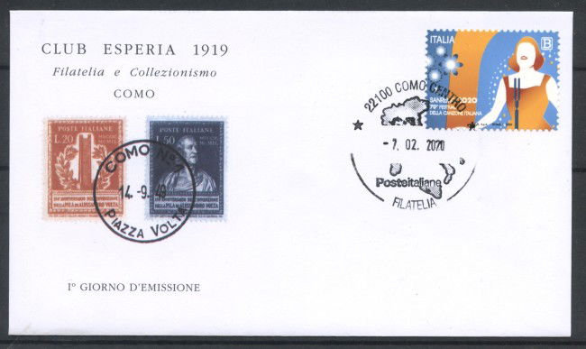 2020 - ITALIA REPUBBLICA - FESTIVAL DI SAN REMO - BUSTA FDC - LOTTO/36362