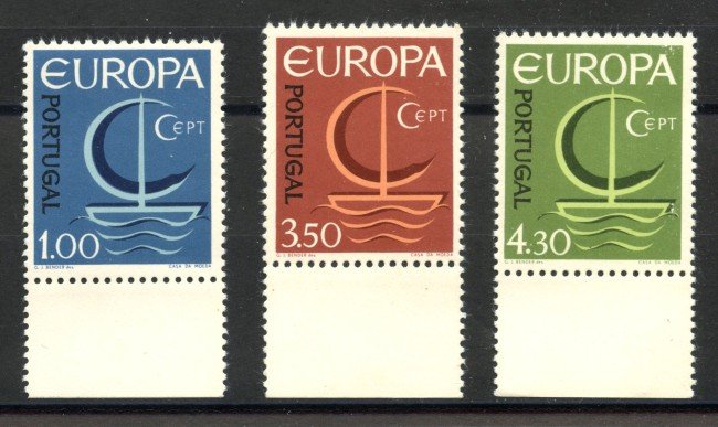 1966 - PORTOGALLO - LOTTO/41211 - EUROPA 3v. - NUOVI