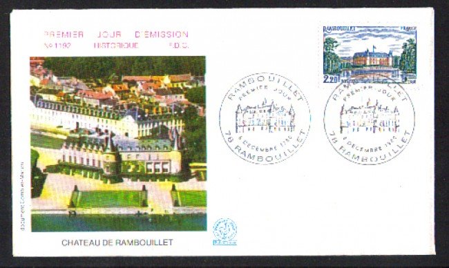 1980 - LBF/4053 - FRANCIA - CASTELLO DI RAMBOUILLET - FDC