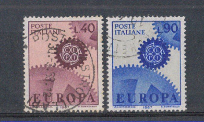 1967 - LOTTO/6463U - REPUBBLICA - EUROPA 2v. USATI