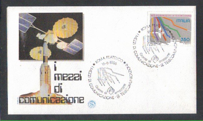 1986 - LOTTO/6857Z - REPUBBLICA - MEZZI COMUNICAZIONE - FDC