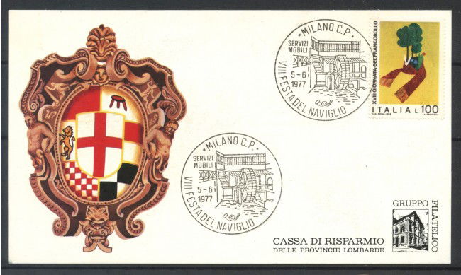 1977 - ITALIA - MILANO VIII° FESTA DEL NAVIGLIO - CARTOLINA - LOTTO/31803