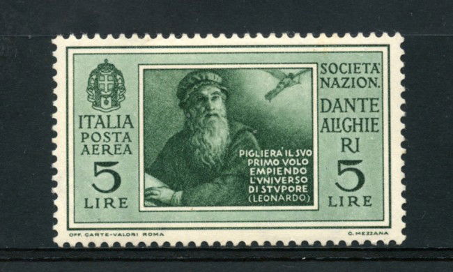 1932 - LOTTO/16293 - REGNO - 5 LIRE  P/A  PRO DANTE A. - LING