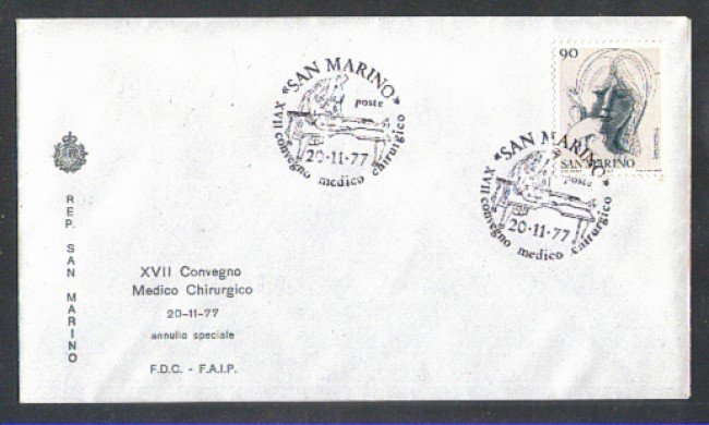 1977 - LBF/3622 - SAN MARINO - CONVEGNO MEDICO CHIRURGICO