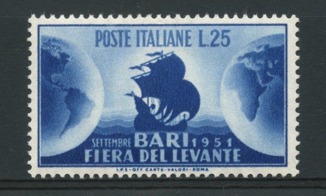 1951 - LOTTO/6153 - REPUBBLICA - FIERA DEL LEVANTE - NUOVO